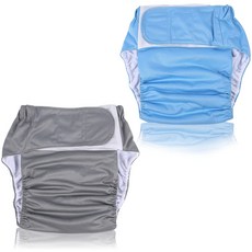 WEEOATAR 개호 기저귀 커버 누출 방지 실금 팬츠 어른용 기저귀 커버 부드러운