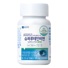 종근당건강 슈퍼 루테인 비젼 30g, 60정, 1개