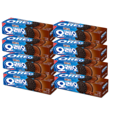 오레오 초코릿 크림, 100g, 8개