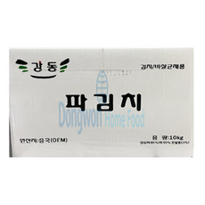 강동 대파김치, 1개, 10kg