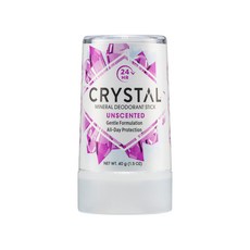 CRYSTAL 礦物鹽身體固體除臭棒 無香款, 40g, 1個