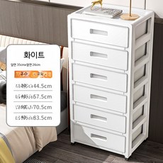 서랍형 와이드 수납장 두꺼운 선반 옷장 다용도 거실 대형 수납장, 1단, 35cm 순백 보증형 3층