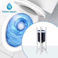 클린아쿠아 플러스 자동변기세정클리너 화장실 청소용품 표준형 3개월 세트(스탠드1+리필1)