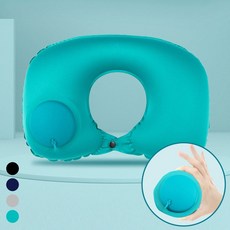 에어목쿠션 베개 기내용 84424ea 1(EA), 블랙