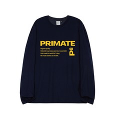 프라임에이트 PRIMATE SEVEN 오버핏 롱 슬리브 4 COLORS