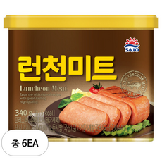 사조오양 런천미트, 340g, 6개