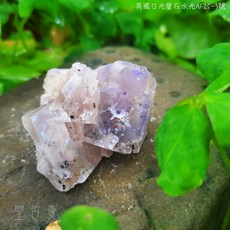 土桑精選:英國日光螢石水光精品AF25-3 Aura Fluorite Rogerley、Diana Maria, 1個