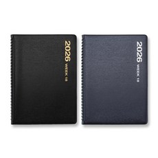 양지다이어리 2026 위크 18 다이어리, 블랙, 1개