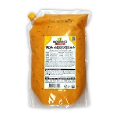 코다노 스리라차 마요 소스 2kg 냉장, 1개