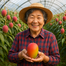 장군댁 고당도 애플망고 달콤한 선물세트, 1박스, 1kg