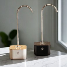 臺灣出貨可充電上水器桶裝水自動上水泵燒水抽水器水桶茶壺MZ-037可開發票, 黑色【帶原廠上水管】, 1個