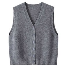 여성 니트조끼 여자 쪼끼 뷔에스트 뷔스티에 울 레드