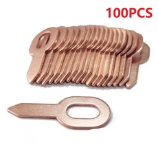 덴트 용접 스폿 구리 코팅 스트레이트 풀 링 차체 수리 풀링, 100pcs, 02 100PCS