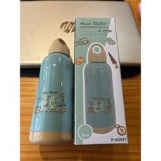 橙靜 全新-安妮兔玻璃胖胖瓶-旅行300ml, 1個