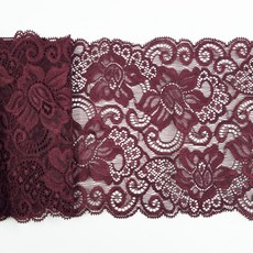 참보부상 랏셀플라워 레이스 스판 대(14cm) 라이트계열 6종, 1개, 와인