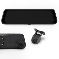 Stinger 지프 랭글러 JL (2018+) 9.7인치 4K UHD 터치스크린 디지털 백미러 모니터 및 전면 대시캠 2K 백업 카메라 눈부심 방지 야간 시야 64GB S, Universal