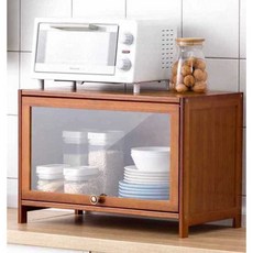 옛날찬장 빈티지 그릇장 보관함 찻장 수납장 찬장 엔틱, 투명문 2단 70cm (폭 32cm)