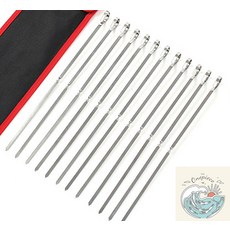 퀴니 캠핑파티 바비큐 꼬치 12P세트 그릴용품, 1개