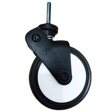 桃園出貨 yuyu/yoyo/yoya貝登寶嬰兒配件通用輪子萬嚮前輪後輪外輪胎, 前輪組光滑橡膠輪1個, 1個