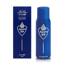 애니원 119 스프레이 소화기 390g, 1개, 클래식 블루