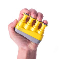 四指刺蝟球 控球握力訓練軟球按摩球 防脫落, 1個, 指力練習器-黃色20LB款, 黃色