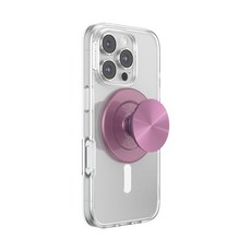 PopSockets MagSafe용 휴대폰 그립 자석 홀더 스탠드 꽃 - 플로럴 모브 392543, MagSafe, Mauve Radial