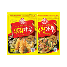 오뚜기 튀김가루1kg + 부침가루1kg, 1kg, 2개