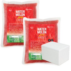 냉동과일 음료/ 대상 수박주스, 1kg, 2개