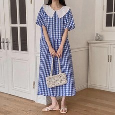 카라넥 롱 빅사이즈 임산부 원피스