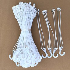 그린스하비 벽걸이 행잉 행거 화분 걸이 고리, 20개, 화이트