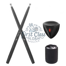 버츄어드럼키트 휴대용 전자 연습 에어 드럼 스틱 동작 감지 베이직 에디션 스피커, 1개, 베이직 에디션ㅣ드럼스틱+스피커