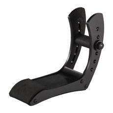 ZCD 일렉트릭 기타 받침대 발판 홀더 전문가용 미끄럼 방지 발판 기타 발판 라이브 공연 콘서트용, 아크릴 스펀지, 검은색