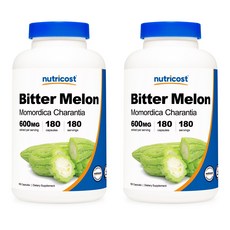 nutricost 苦瓜萃取膠囊, 180顆, 2罐