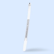 간편 손가락 사이즈 재기 호수 측정기 반지줄자 링게이지 도구, 화이트, 1개