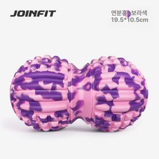 마사지볼 지압볼 요가 스트레칭기구 폼롤러 돌기형 어깨, 대형 땅콩 핑크 앤 퍼플 더블 플로팅 일체형, 기본 모델명/품번