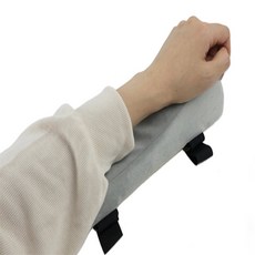 썸레이마켓 의자 팔 쿠션 컴퓨터의자팔걸이높이조절, 그레이