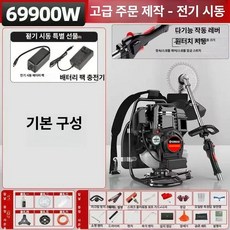 더월드컴퍼니 미니예초기 예초기 풀베는 무선 화초, 4 표준 잔디 절단, 1개, 기본 색상