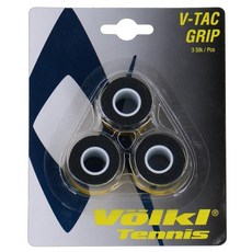Volkl V-Tac 테니스 오버그립 3개 팩 (네온 옐로우)