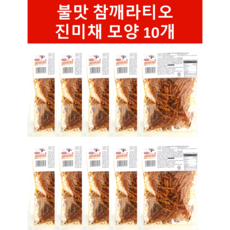김모방 불맛 참깨라티오 진미채모양 라티아오, 10개, 60g