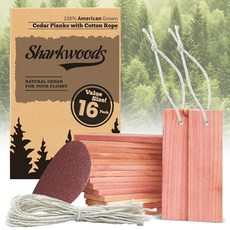 의류 보관용 삼나무 블록 16개입