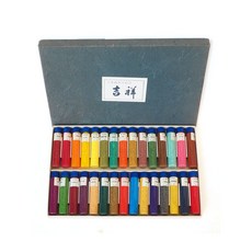 汶采 吉祥水干繪具 日本畫顏料 30色B, 詳見包裝