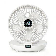 折疊USB小風扇 桌面壁掛兩用 夾扇桌上隨身冷風扇, 奶油白【插電款】, 白, S1