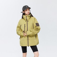 戶外機能薄款連帽防風防水衝鋒外套 - 男女情侶款素面衝鋒衣