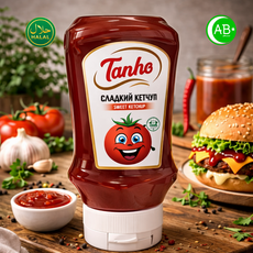 Tanho Halal Sweet Ketchup 탄호 할랄 스위트 케첩 우즈베키스탄, 8개, 330g
