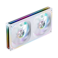 JONSBO 雙風扇散熱器，高效靜音，適用多種機殼，電腦散熱首選, 白, 1個, ZA-240WR