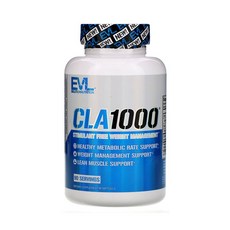 EVLution Nutrition CLA1000 Free Weight Management 이보루션 뉴트리션 CLA1000 90소프트젤 공액리놀레산 홍화씨유 함유