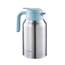 妙管家 #316不鏽鋼長效保溫壺 2.0L 保溫瓶 熱水保溫壺 熱水壺 保冷壺 HKVP-1322, 1個, 藍色, 2L