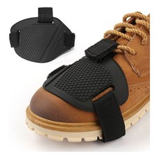 키밍 오토바이 시프트패드 신발 보호대 바이크 커버, 블랙