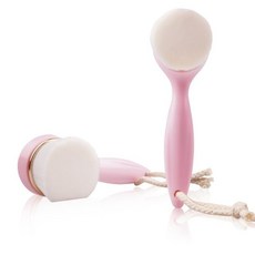 桃園出貨 洗臉刷神器清潔毛孔軟毛潔麵刷手動深層去黑頭刷子柔軟洗臉軟毛刷, 1個, 長款粉色