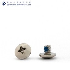 銳禾 工廠直營 #6-32x4 傘頭/大扁頭鍍鎳防鬆特殊螺絲 TAMI060040-CL1NN, 1個